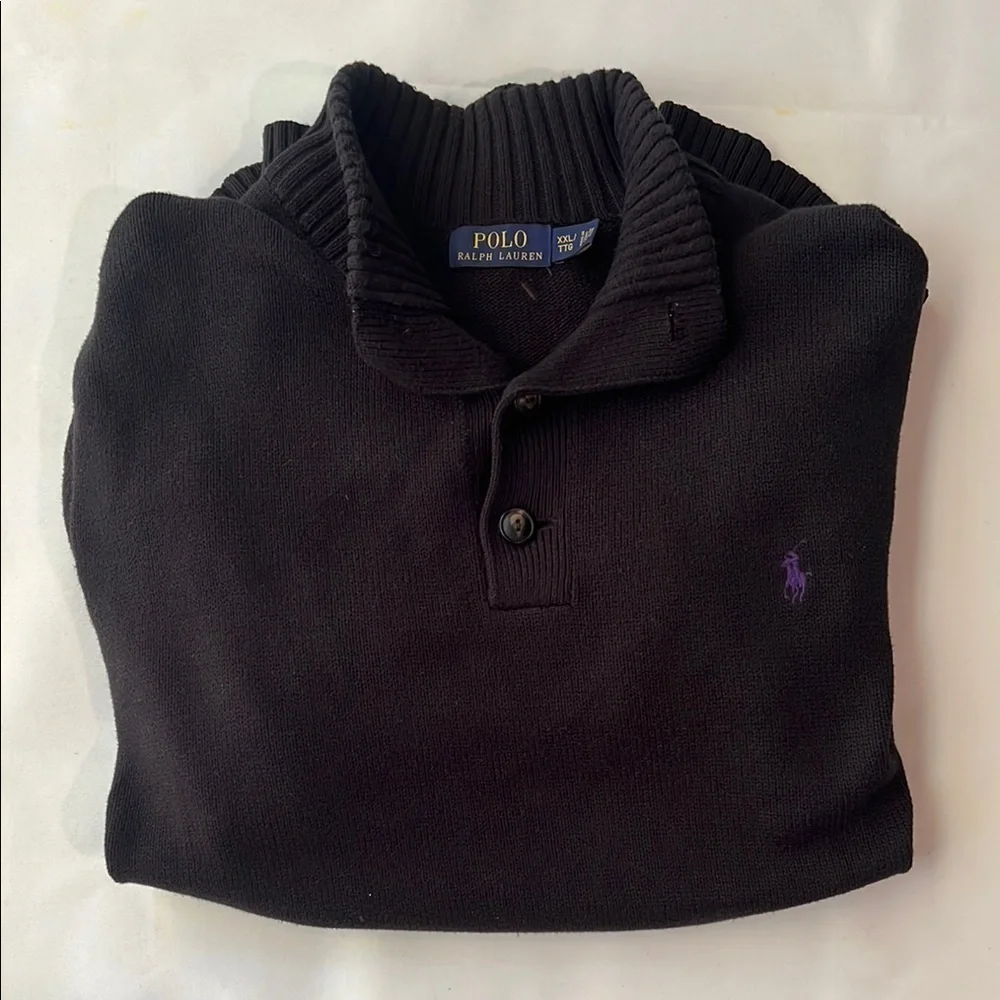Polo Ralph Lauren Black Sweater size XXL